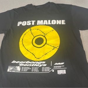Post Malone tour, T-shirt, beerbongs and Bentleys size medium